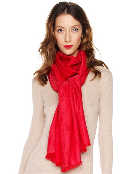 michael kors red scarf|michael kors scarf sale.